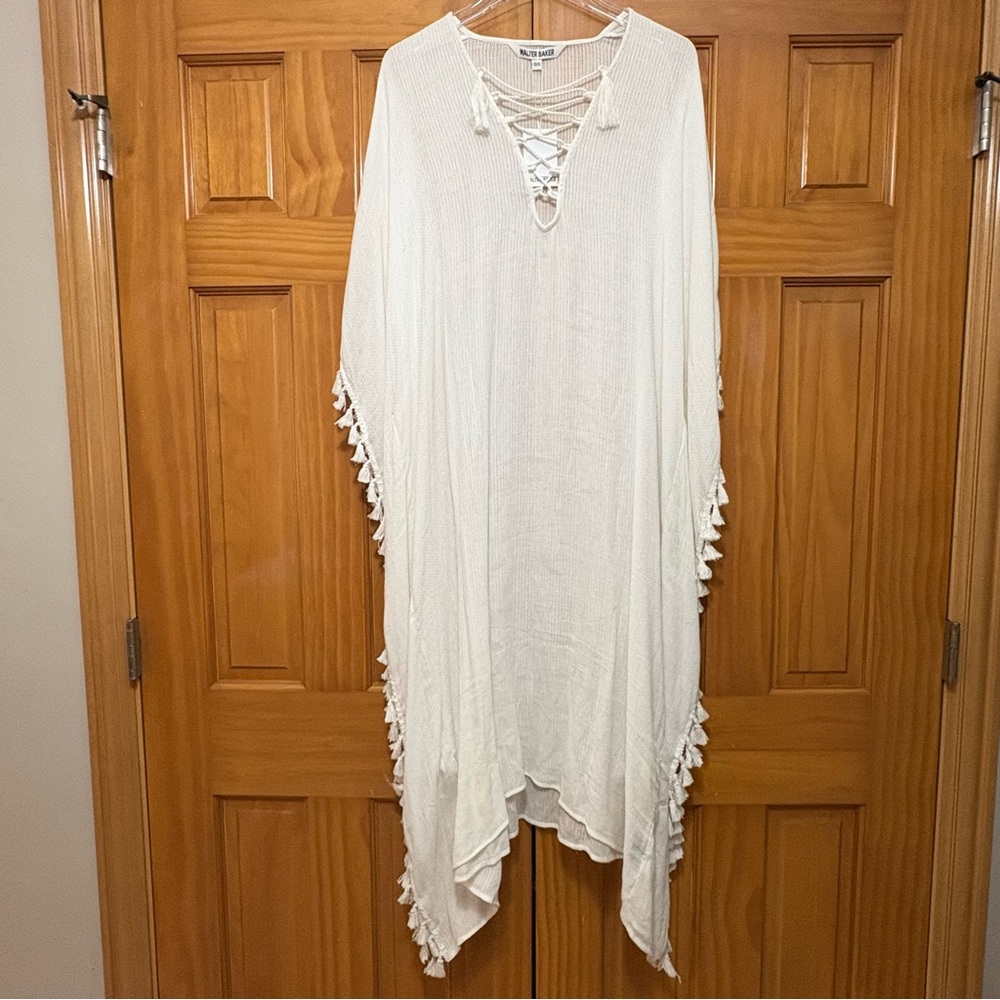 Walter Baker Acapulco Kaftan Ivory One Size NWT